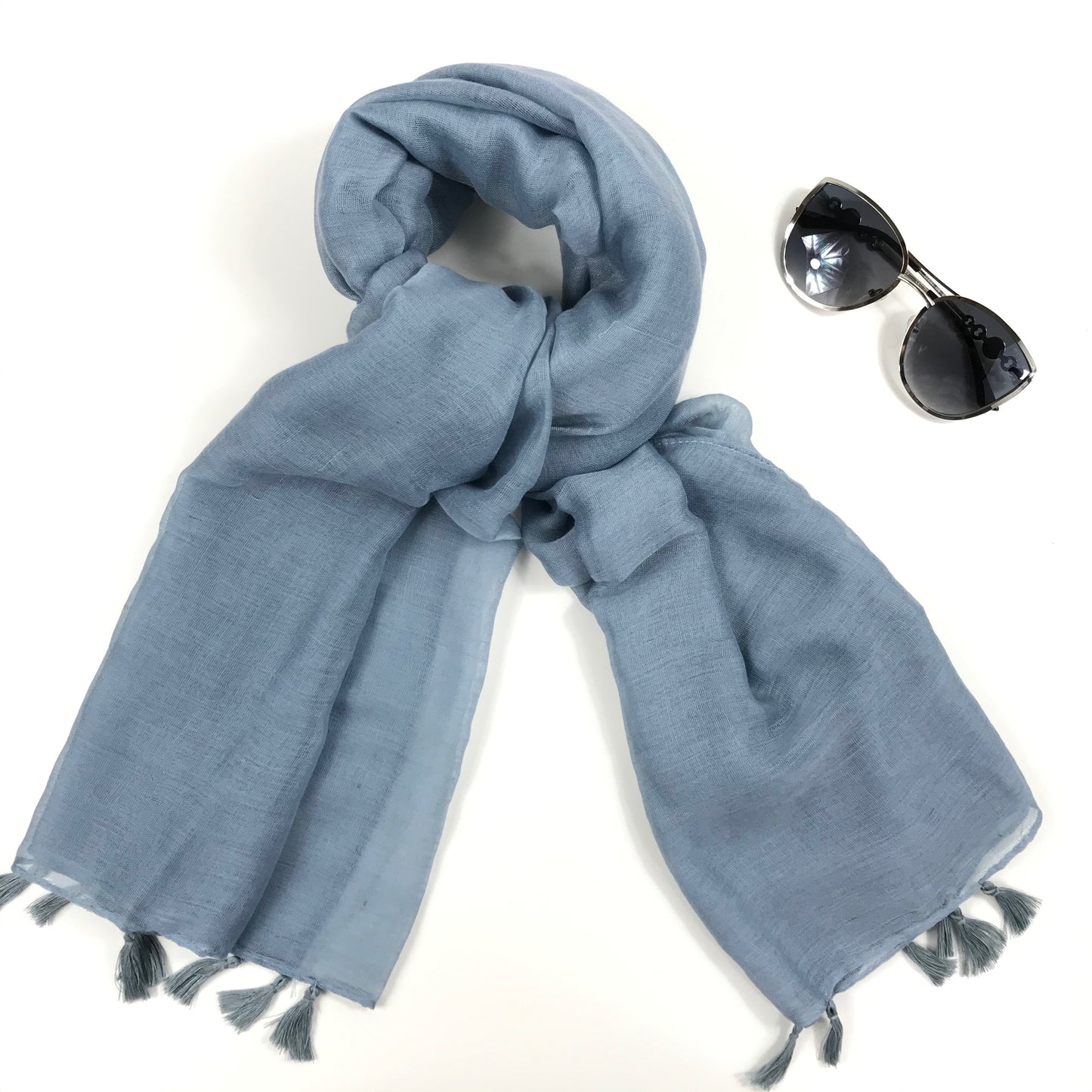 viscose sky silver Hijab