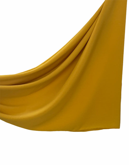 Crepe Chiffon Yellow Hijab