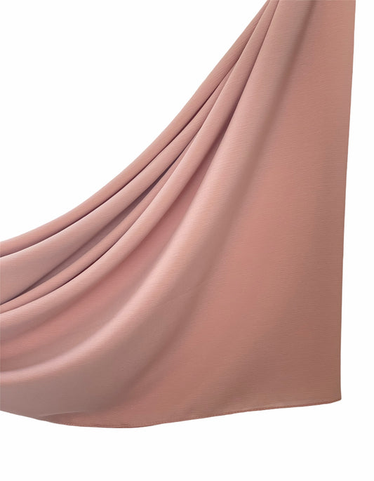 Crepe Chiffon Nude Hijab