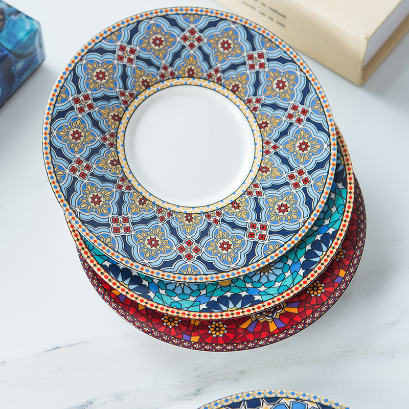 Islamic design Luxury arabic Coffee Cups and Saucer Set{ Murcie}