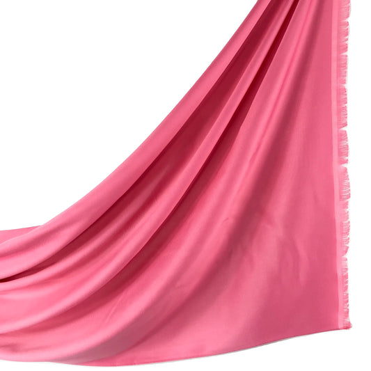 satin silk pink Hijab