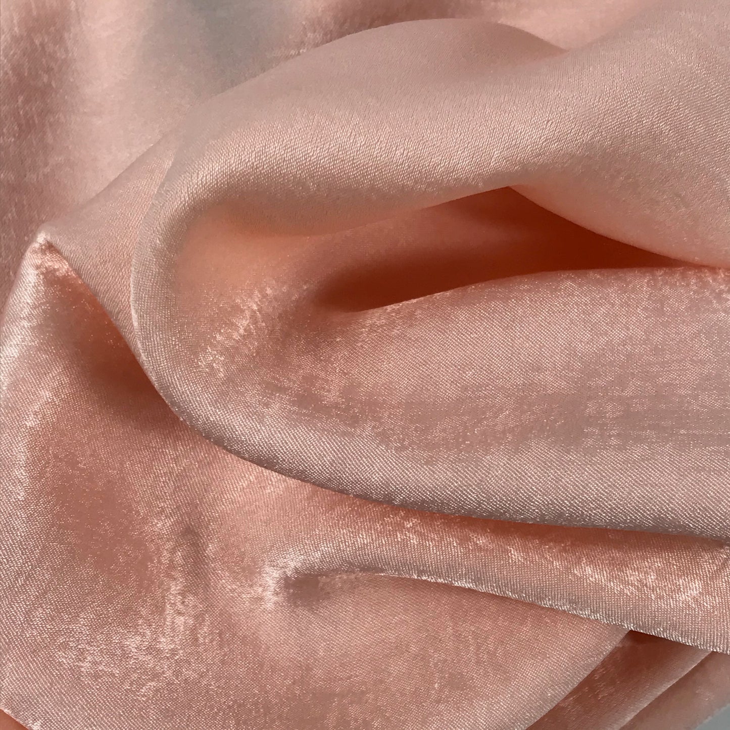 satin soft peach Hijab