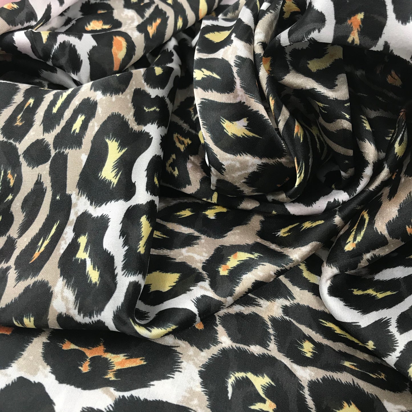 silk satin printed animal Hijab