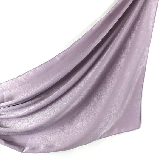 satin lavender Hijab