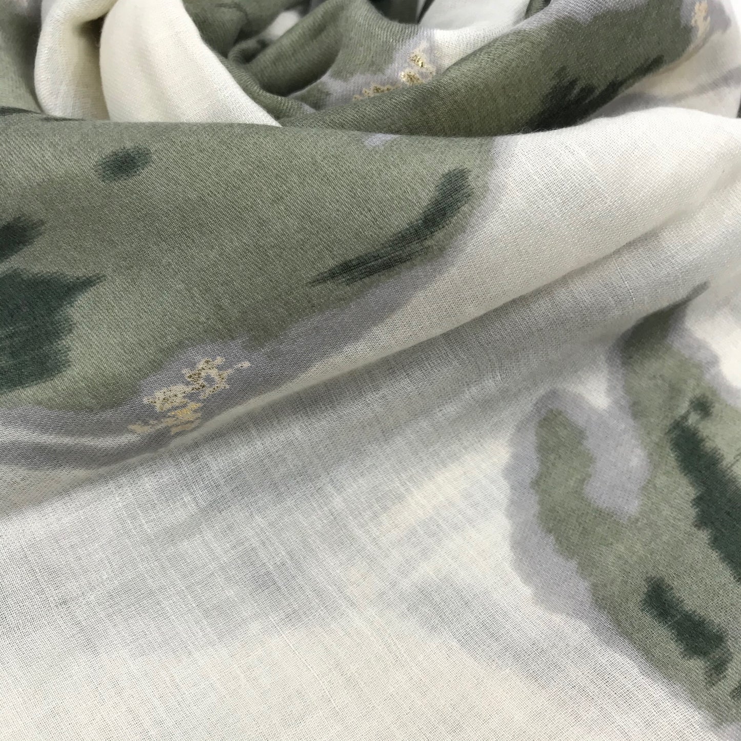 Printed Viscose Green