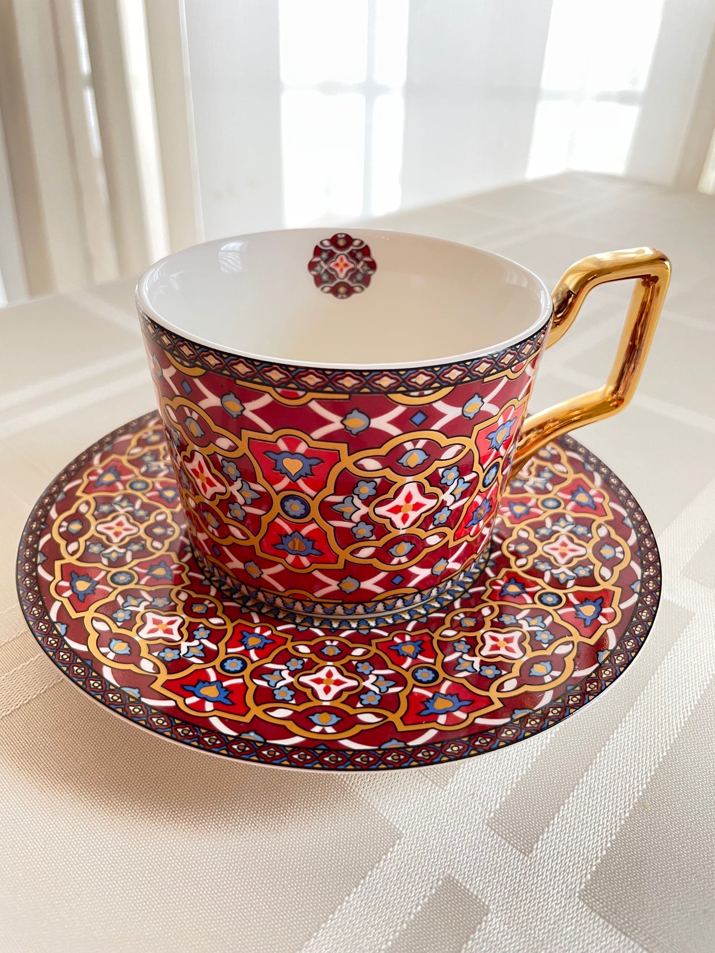 Islamic design Luxury arabic Coffee Cups and Saucer Set {cordoue}