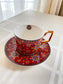 Islamic design Luxury arabic Coffee Cups and Saucer Set {Toledo}