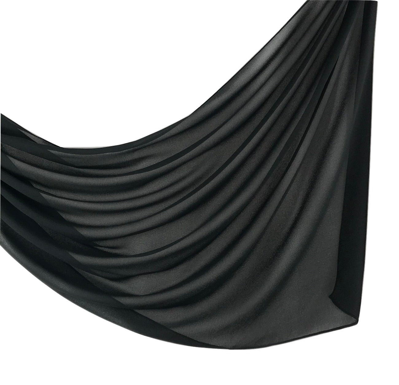 Chiffon Black Hijab