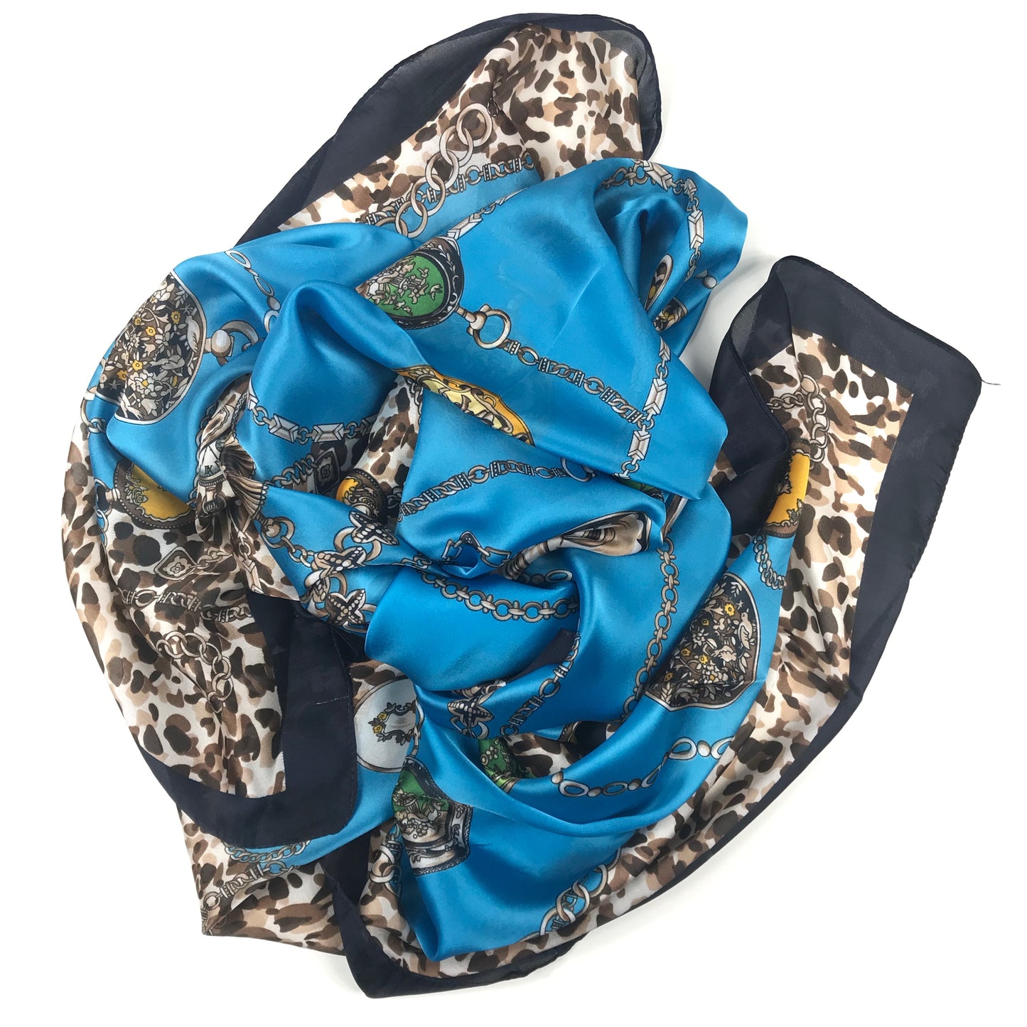 Silk Satin printed animal Hijab