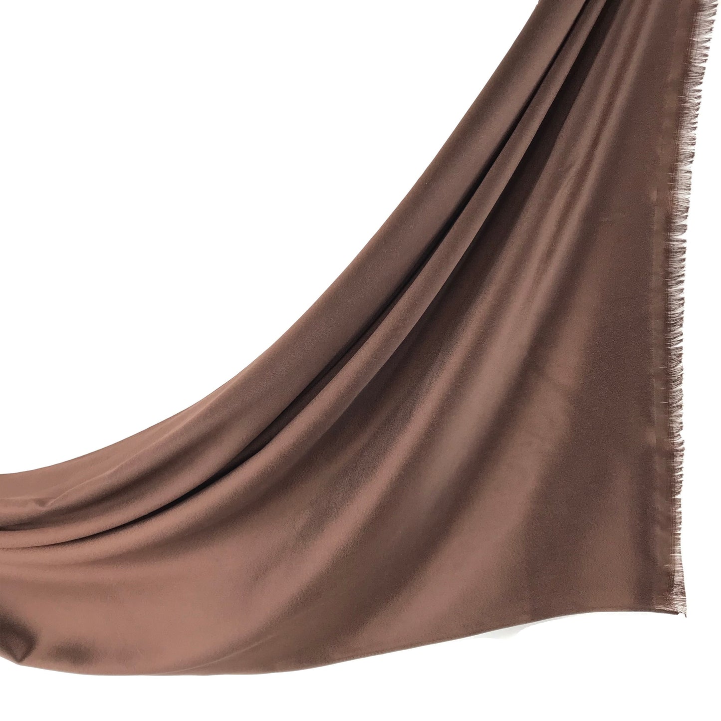 satin silk brown chocolate Hijab