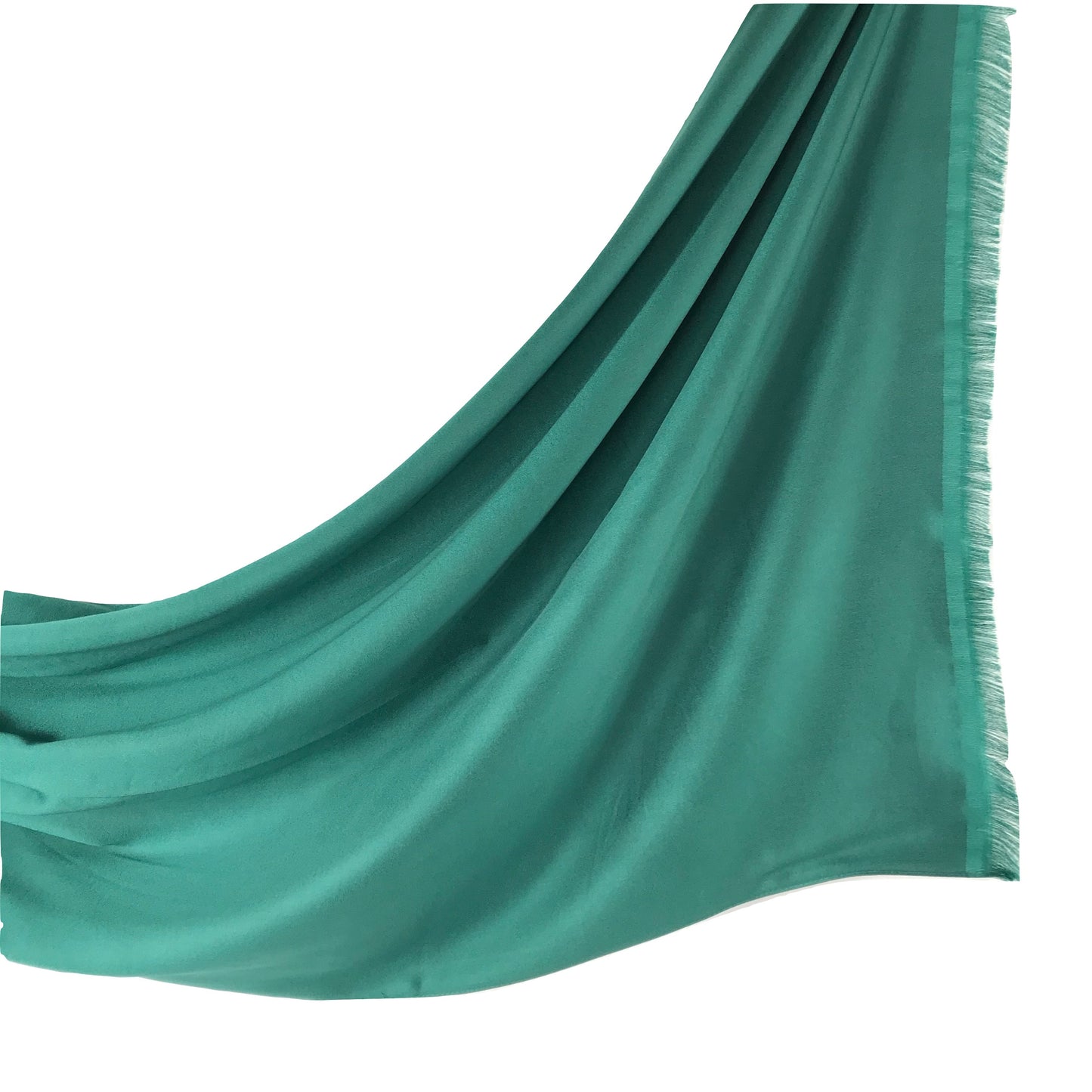 satin silk dark green Hijab