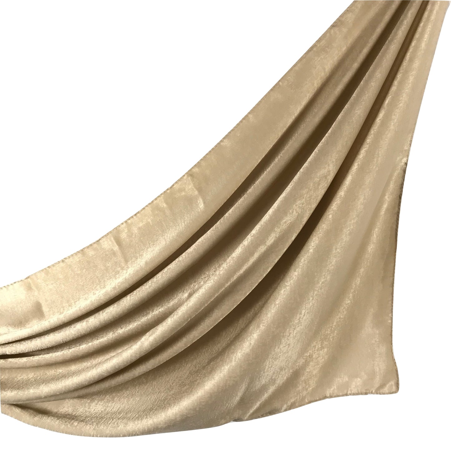 satin gold Hijab